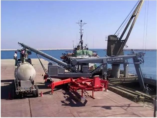 Συμπαγές unloader σκαφών βιδών ίσχυσε να ξεφορτώσει το τσιμέντο στο θαλάσσιο λιμένα