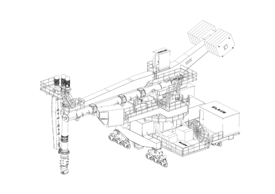 Port Carbon Steel Mobile Screw Ship Unloader 500 T/H - 1500 T/H