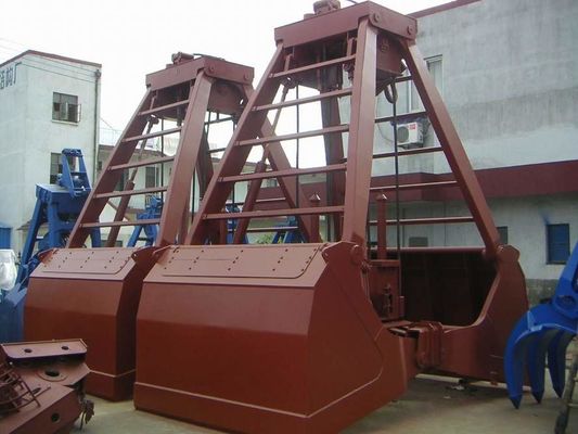 ηλεκτρικός υδραυλικός κάδος αρπαγών clamshell μετρητών 12 κύβων για το χειρισμό άμμων