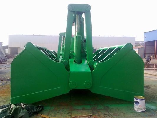 10 ηλεκτρικός υδραυλικός κάδος αρπαγών Clamshell μετρητών κύβων για τη μαζική εκφόρτωση υλικών