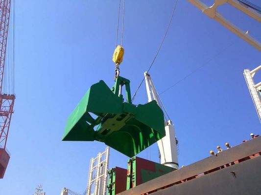 10 ηλεκτρικός υδραυλικός κάδος αρπαγών Clamshell μετρητών κύβων για τη μαζική εκφόρτωση υλικών