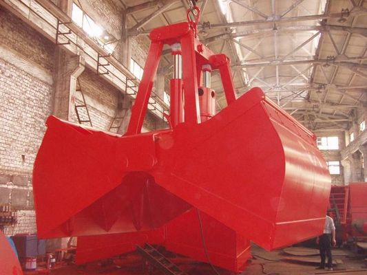 10 ηλεκτρικός υδραυλικός κάδος αρπαγών Clamshell μετρητών κύβων για τη μαζική εκφόρτωση υλικών