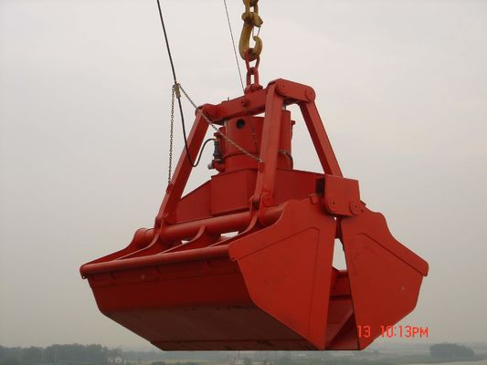 10 ηλεκτρικός υδραυλικός κάδος αρπαγών Clamshell μετρητών κύβων για τη μαζική εκφόρτωση υλικών