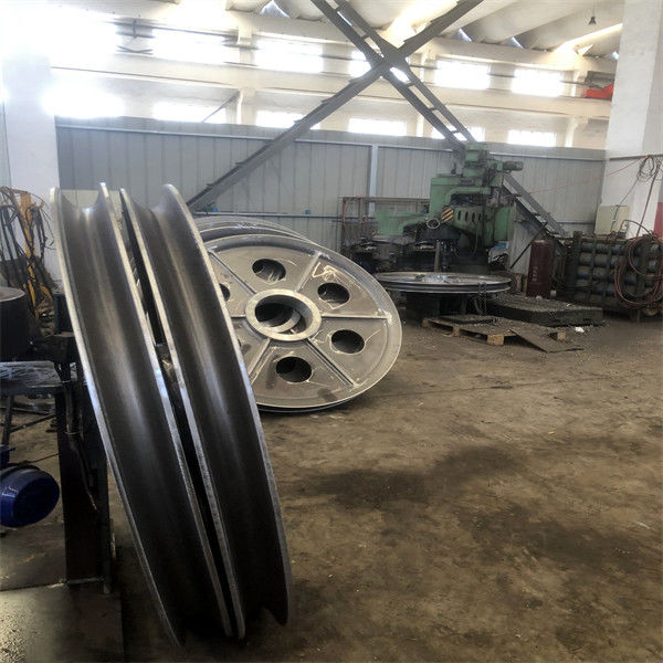 Μεγάλη βαριά cold-rolled εξοπλισμός τροχαλία χυτοχάλυβα χάλυβα για τα βαρέων καθηκόντων μηχανήματα