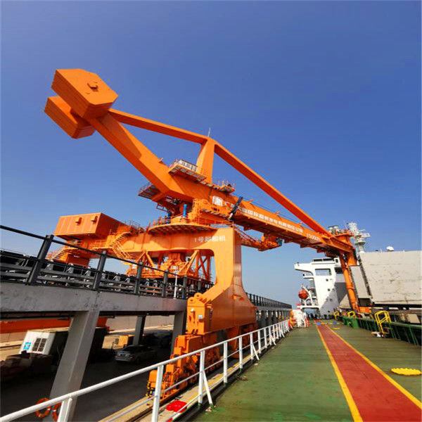 Βαρέων καθηκόντων σπειροειδής τύπος 1000 Unloader σκαφών Tph για το χειρισμό σιταριού